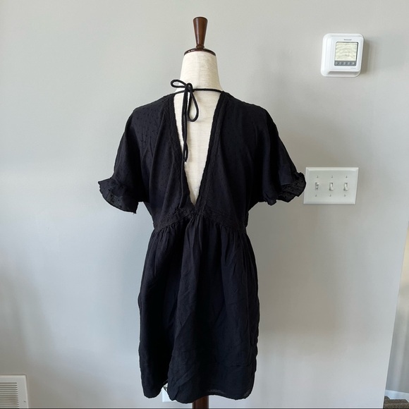 Urban Outfitters Flowy Babydoll Dress with Back Tie - Picture 2 of 10